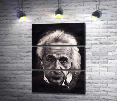Модульна картина "Відомий фізик Альберт Ейнштейн (Albert Einstein)"