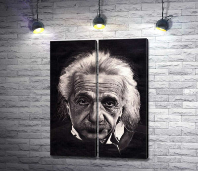 Модульна картина "Відомий фізик Альберт Ейнштейн (Albert Einstein)"