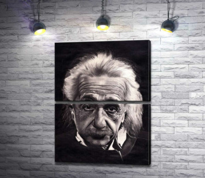 Модульна картина "Відомий фізик Альберт Ейнштейн (Albert Einstein)"