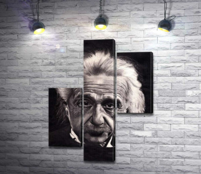 Модульна картина "Відомий фізик Альберт Ейнштейн (Albert Einstein)"