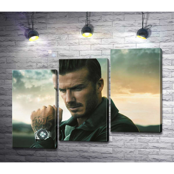 Дэвид Бекхэм (David Beckham) рекламирует часы от компании Breitling