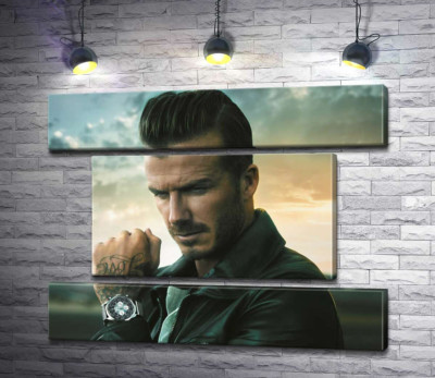 Дэвид Бекхэм (David Beckham) рекламирует часы от компании Breitling