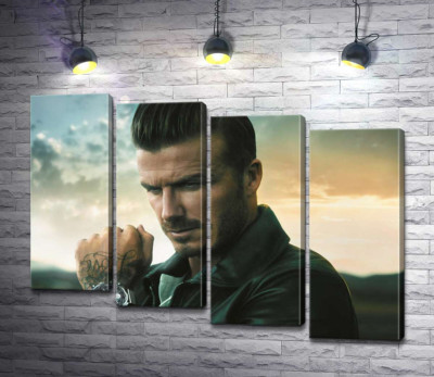 Девід Бекхем (David Beckham) рекламує годинник від компанії Breitling