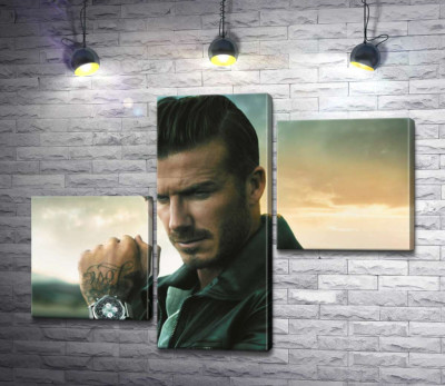 Девід Бекхем (David Beckham) рекламує годинник від компанії Breitling