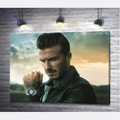 Девід Бекхем (David Beckham) рекламує годинник від компанії Breitling