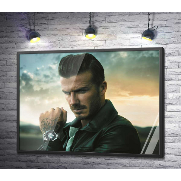 Девід Бекхем (David Beckham) рекламує годинник від компанії Breitling