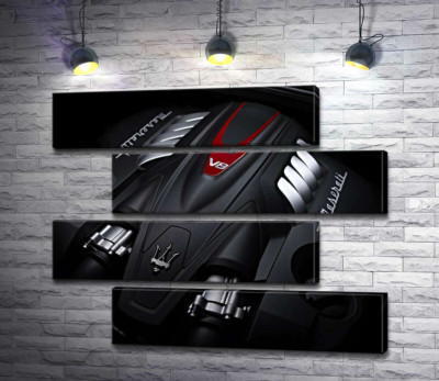 Матова поверхня двигуна Maserati Quattroporte