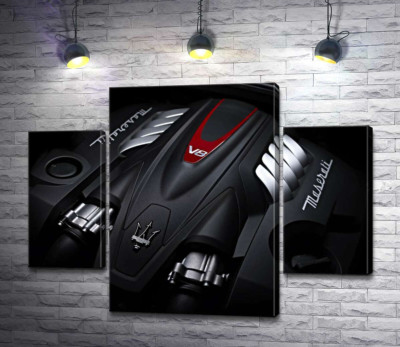 Матова поверхня двигуна Maserati Quattroporte