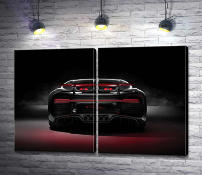Інопланетний дизайн задньої частини автомобіля Bugatti Chiron