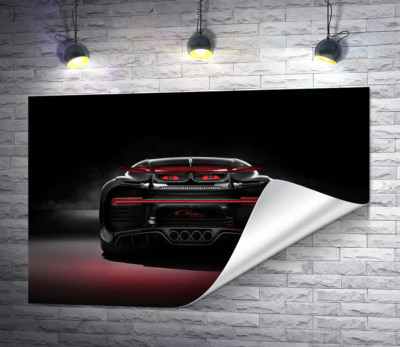 Інопланетний дизайн задньої частини автомобіля Bugatti Chiron