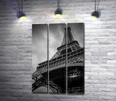 Модульна картина "Металева конструкція Ейфелевої вежі (Eiffel tower)"