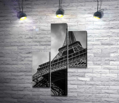 Модульна картина "Металева конструкція Ейфелевої вежі (Eiffel tower)"