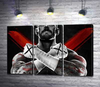 Гори м'язів американського реслера СМ Панка (CM Punk)