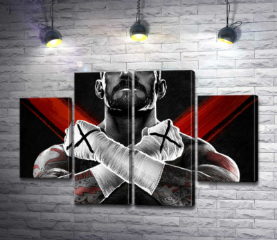 Горы мышц американского рестлера Си Эм Панка (CM Punk)