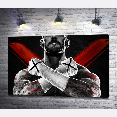 Гори м'язів американського реслера СМ Панка (CM Punk)