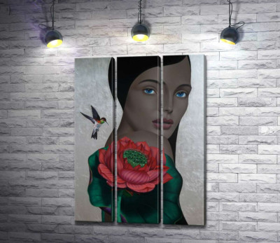 Модульна картина "Лотос (Lotus)"