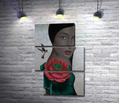 Модульна картина "Лотос (Lotus)"