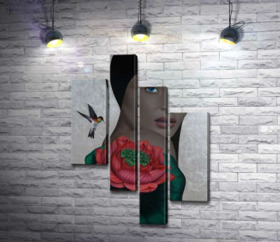 Модульна картина "Лотос (Lotus)"