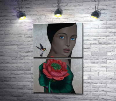 Модульная картина "Лотос (Lotus)"