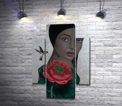 Модульная картина "Лотос (Lotus)"