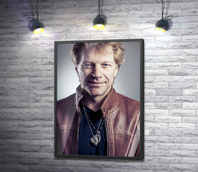 Постер "Солист рок-группы Джон Бон Джови (Jon Bon Jovi)"