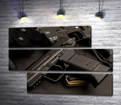 Матова поверхня самозарядного пістолета Heckler & Koch HK45