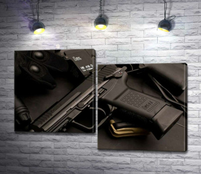 Матова поверхня самозарядного пістолета Heckler & Koch HK45