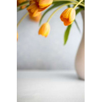 Оранжевая арка букета тюльпанов