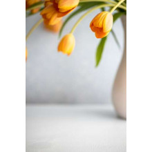 Помаранчева арка букету тюльпанів