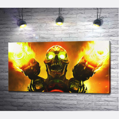 Монстр из игры Doom