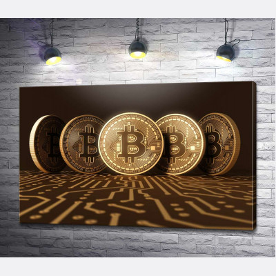 Биткоин на цифровом подиуме