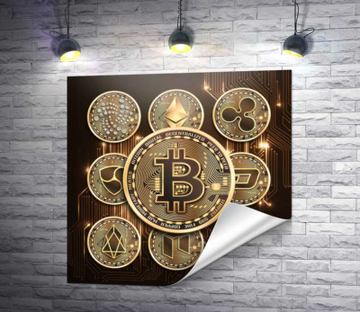 Основные криптовалюты вместе