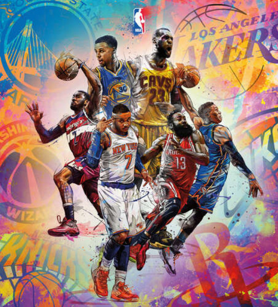 Баскетбольные звезды NBA