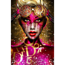 Футуристический образ девушки Dior