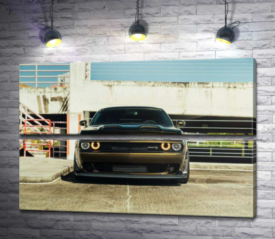 Модульна картина "Пильний погляд Dodge Challenger"