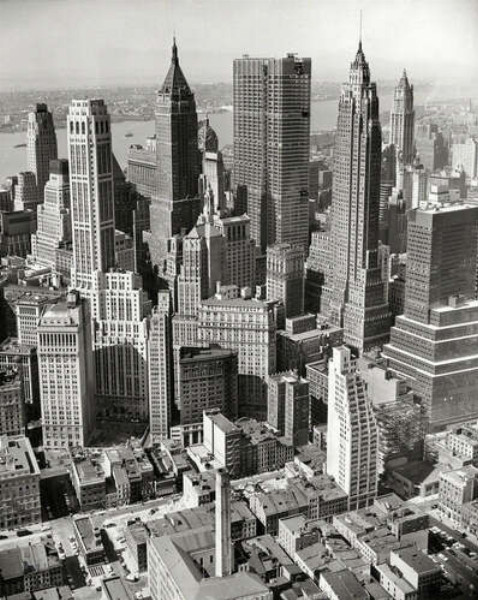 Нью-Йорк минулого століття з висоти пташиного польоту