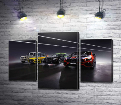 Автомобілі Mercedes-Benz AMG в софітах
