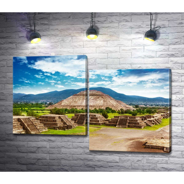 Древняя пирамида Солнца в Мексике
