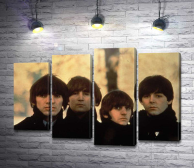 Архівна фотографія групи Beatles на вулиці