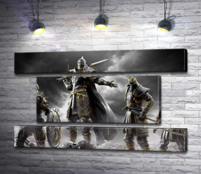 Воїни різних країн на постері гри For Honor