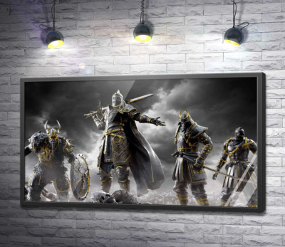 Постер "Воїни різних країн на постері гри For Honor"