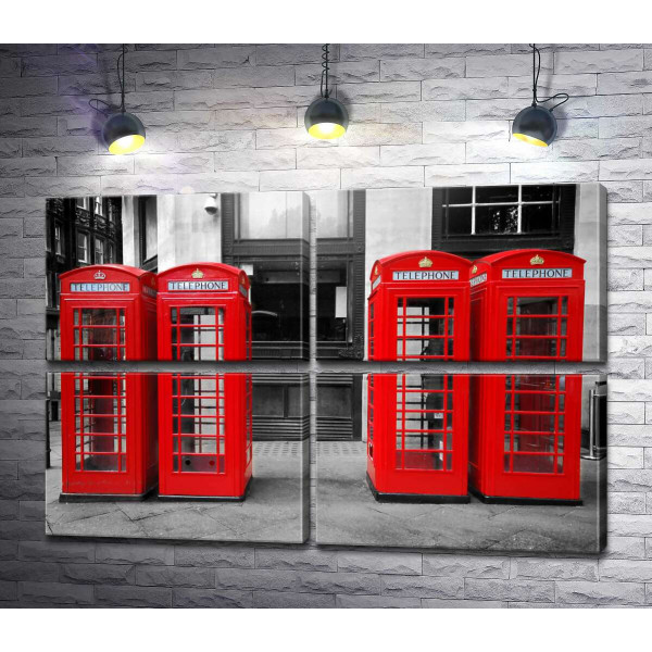 Класичні телефонні будки у Лондоні