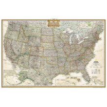 Вінтажна карта США