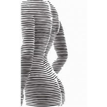Образ жіночого тіла в горизонтальних лініях