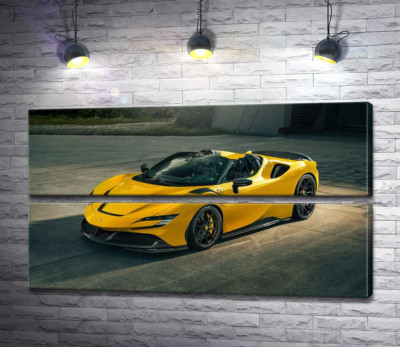 Золотий кабріолет Ferrari Sf90 Spider