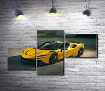Золотий кабріолет Ferrari Sf90 Spider