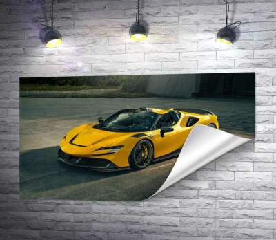 Золотий кабріолет Ferrari Sf90 Spider