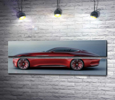 Червоний автомобіль Mercedes-Maybach Vision 6