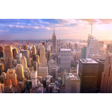 Высотные здания бизнес центра Нью-Йорка
