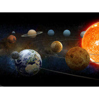 Планеты Солнечной системы на орбитах
